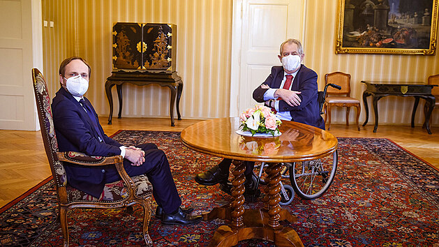 Prezident Milo Zeman pijal v Lánech kandidáta na ministra zahraniních vcí...