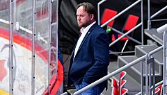 Tinec - Mladá Boleslav. Vykázaný kou hostí Pavel Patera.