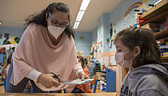 Dne�ní návrat prvního stupn� Z� na rota�ní výuku.