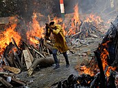 Masová kremace v Novém Dillí