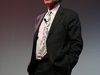 Spisovatel a vdec Richard Dawkins na univerzit v Austinu.