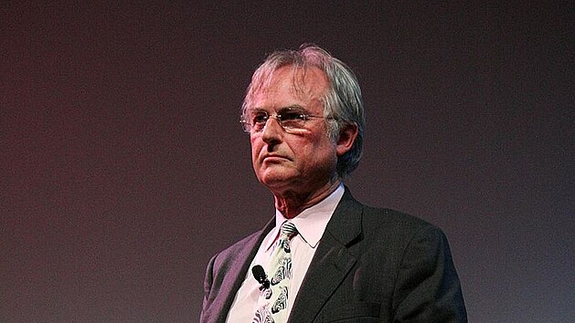 Spisovatel a vdec Richard Dawkins na univerzit v Austinu.