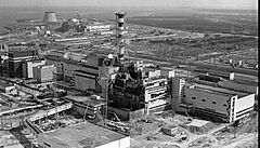 Archivní snímek z 26. dubna 1986 poízený tsn po výbuchu ernobylského...