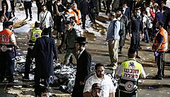 Při tlačenici na poutním místě na severu Izraele zemřelo 45 lidí, zhruba 150 dalších je zraněných