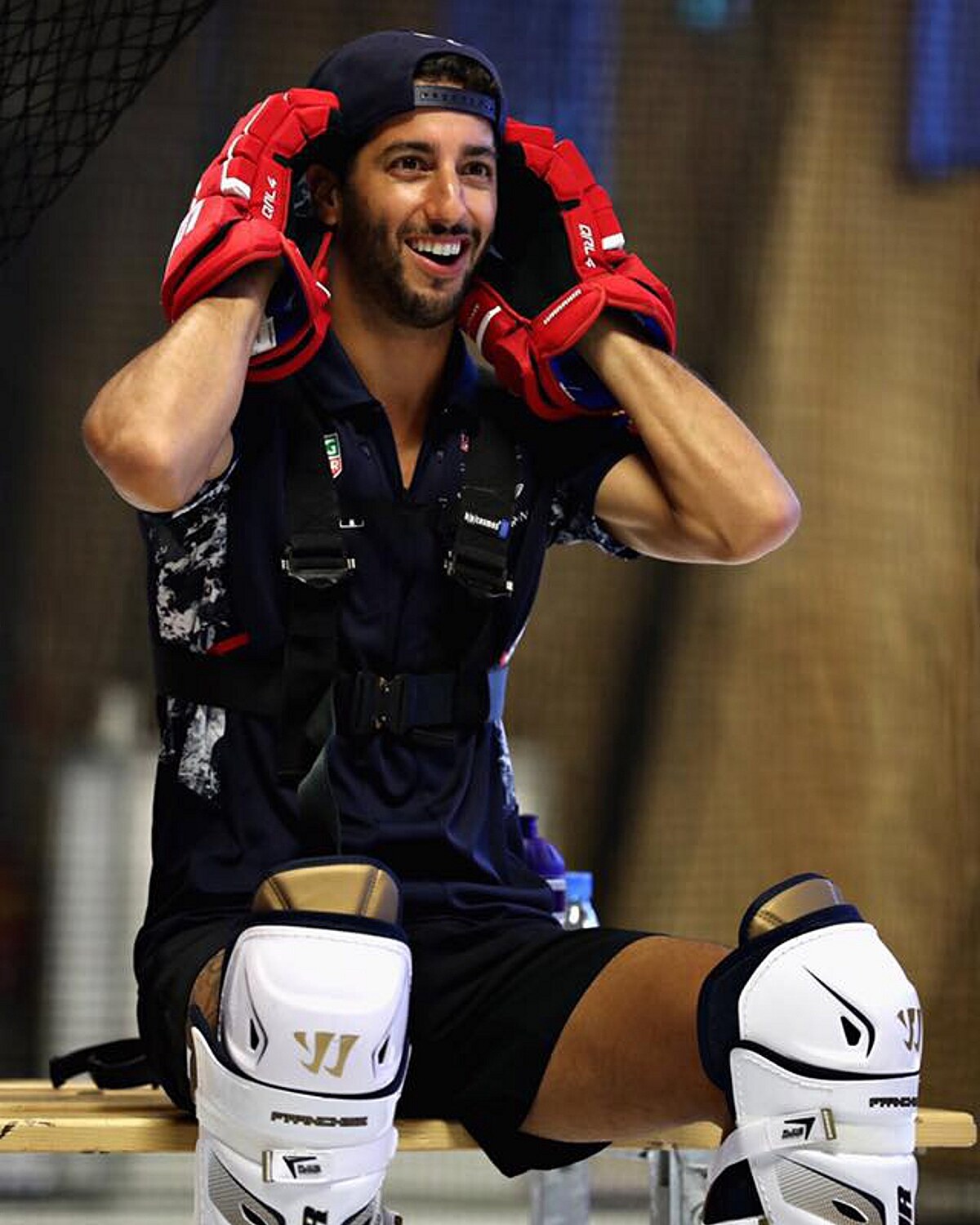 Daniel Ricciardo má také rád hokej.