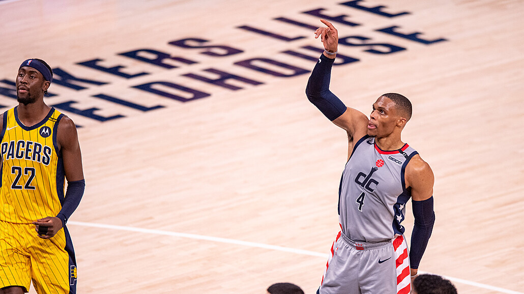 Basketbalista Russell Westbrook zaznamenal 181. triple double v kariéře v NBA a...