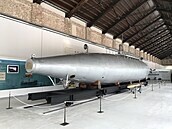 Peralova ponorka v námoním muzeu v Cartagen