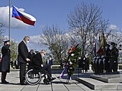 Prezident Milo Zeman na Vítkov uctil památku obtí druhé svtové války.