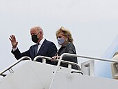 Americký prezident Joe Biden na návtv Virginie