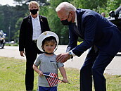Americký prezident Joe Biden na návtv Virginie