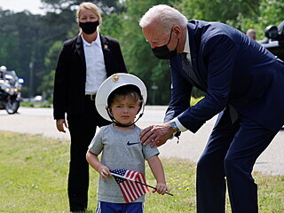 Americk prezident Joe Biden na nvtv Virginie