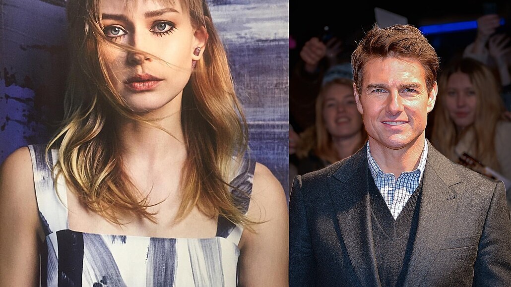 Ruská hereka Julia Peresildová a americký herec Tom Cruise.