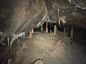 Jeskyái nali v Moravském krasu rozlehlý dóm, je plný krápník.