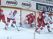 Hokejový zápas esko-Rusko