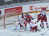 Hokejový zápas R-Rusko