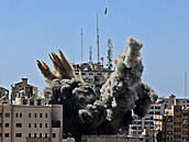 Izraelské rakety zasáhly budovu v Gaze, kde mla kanceláe agentura AP a...