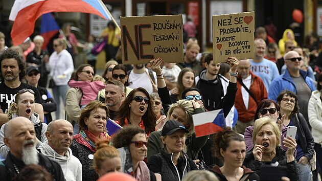 Demonstrace rodi za nvrat dt do kol.