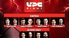 Fightcard sobotnho UPC Fight Night - Cesta bojovnka.