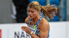 Zlatá tretra 2021: Dafne Schippersová z Nizozemska, 200 m eny.
