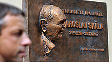 Plaque commemorating Jaroslav Skála.