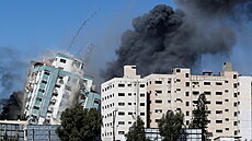 Po izraelskm nletu na Psmo Gazy se ztila vkov budova, v n mla...