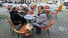 Otev�ení p�edzahrádek v Chebu.