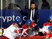 MS v hokeji, Rusko - esko: trenér Filip Peán udluje pokyny