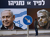 Volební billboardy v Izraeli