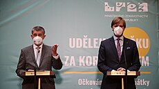 Briefing k uvedení Adama Vojtěcha do funkce ministra zdravotnictví.