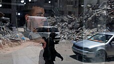 Odraz trosek po izraelskm bombardovn v Gaze