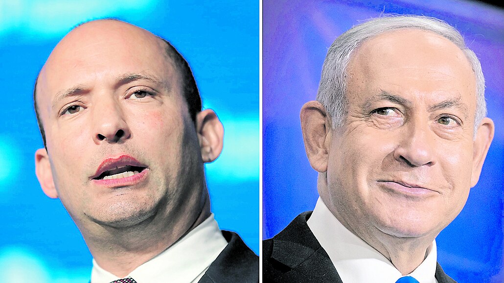 Naftali Bennett a Benjamin Netanjahu