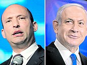 Naftali Bennett a Benjamin Netanjahu