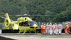 Švýcarský jezdec Jason Dupasquier nepřežil vážnou nehodu na okruhu v Mugellu.