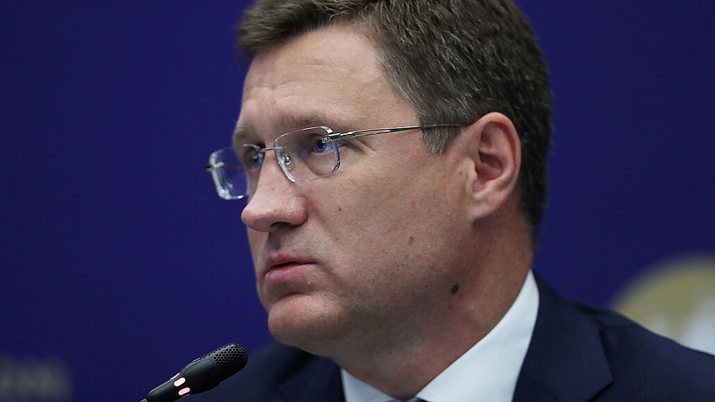 Místopředseda ruské vlády a ministr energetiky Alexandr Novak na ekonomickém...
