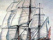 �pan�lská lo� Santisima Trinidad do zajetí nedoplula. Potopila se den po bitv�