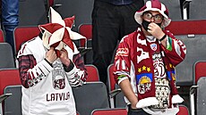 Fanou�ci Loty�ska po vy�azení z domácího MS