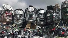 V Cornwallu vyrostla zajímavá skulptura všech hlav představitelů G7, který byl...
