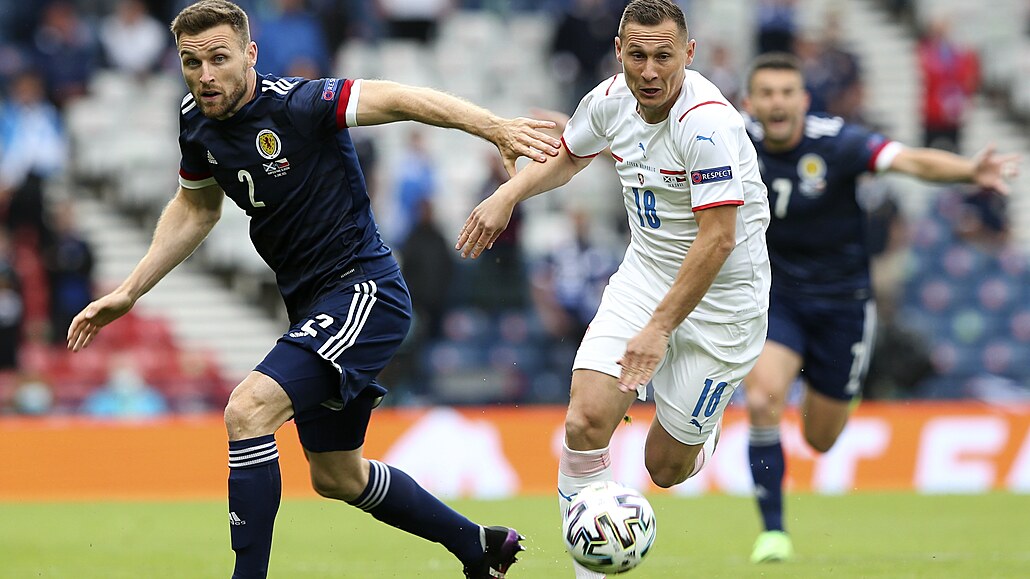 Euro 2020: Skotsko - Česko (Stephen O'Donnell a Jan Bořil)