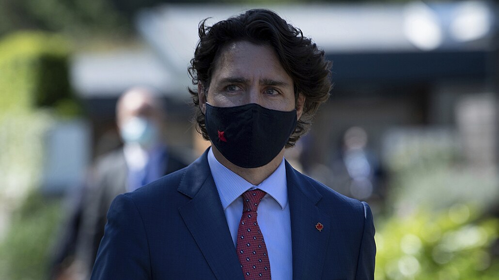 Kanadský premiér Trudeau na summitu G7.
