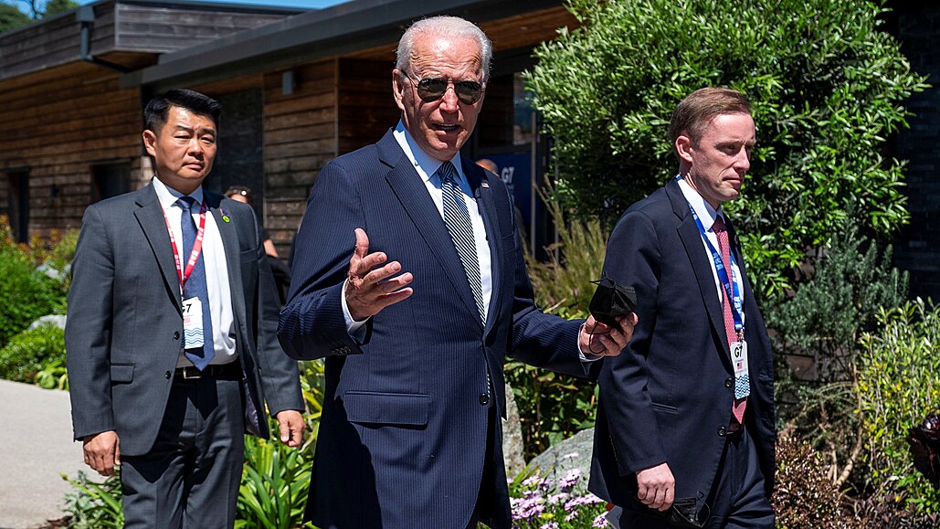 Joe Biden během summitu.