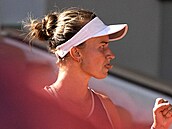 Barbora Krejíková v semifinále French Open.
