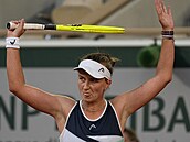 Barbora Krejíková v semifinále French Open.