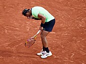 Semifinále French Open Djokovi - Nadal: zklamaný panlský tenista.