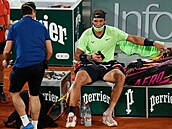 Semifinále French Open Djokovi - Nadal: oetovaný panlský hrá.