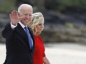 Americký prezident Joe Biden spolen se svou manelkou.