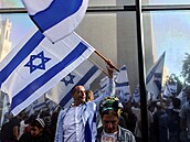 Pochod idovských nacionalist v Jeruzalém.
