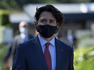 Kanadsk premir Trudeau na summitu G7.