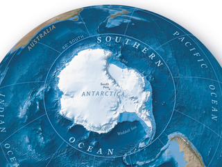 Antarktida s vyznaenm Jinho ocenu.