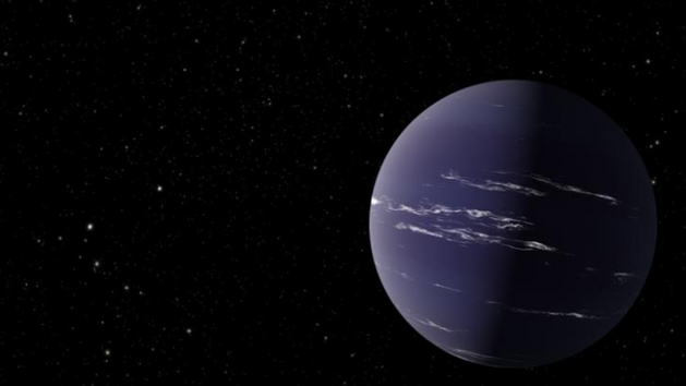 Umělecká ilustrace exoplanety TOI-1231 B, která se nachází 90 světelných let od...