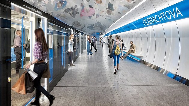 Stavbu nové trasy metra D před časem napadl spolek Pankrácká společnost kvůli...